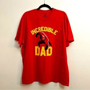 Disney Pixar The Incredibles Incredible Dad Red T-Shirt XXL